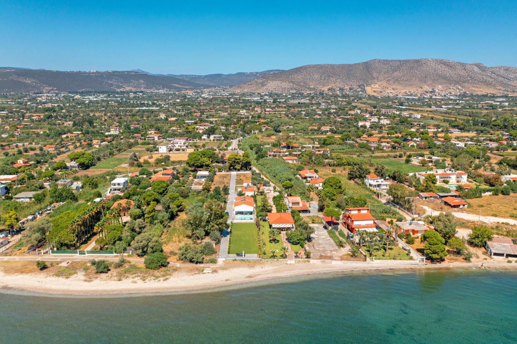 فيلا Maria'S Mansion 3 M From The Sea Marathón المظهر الخارجي الصورة