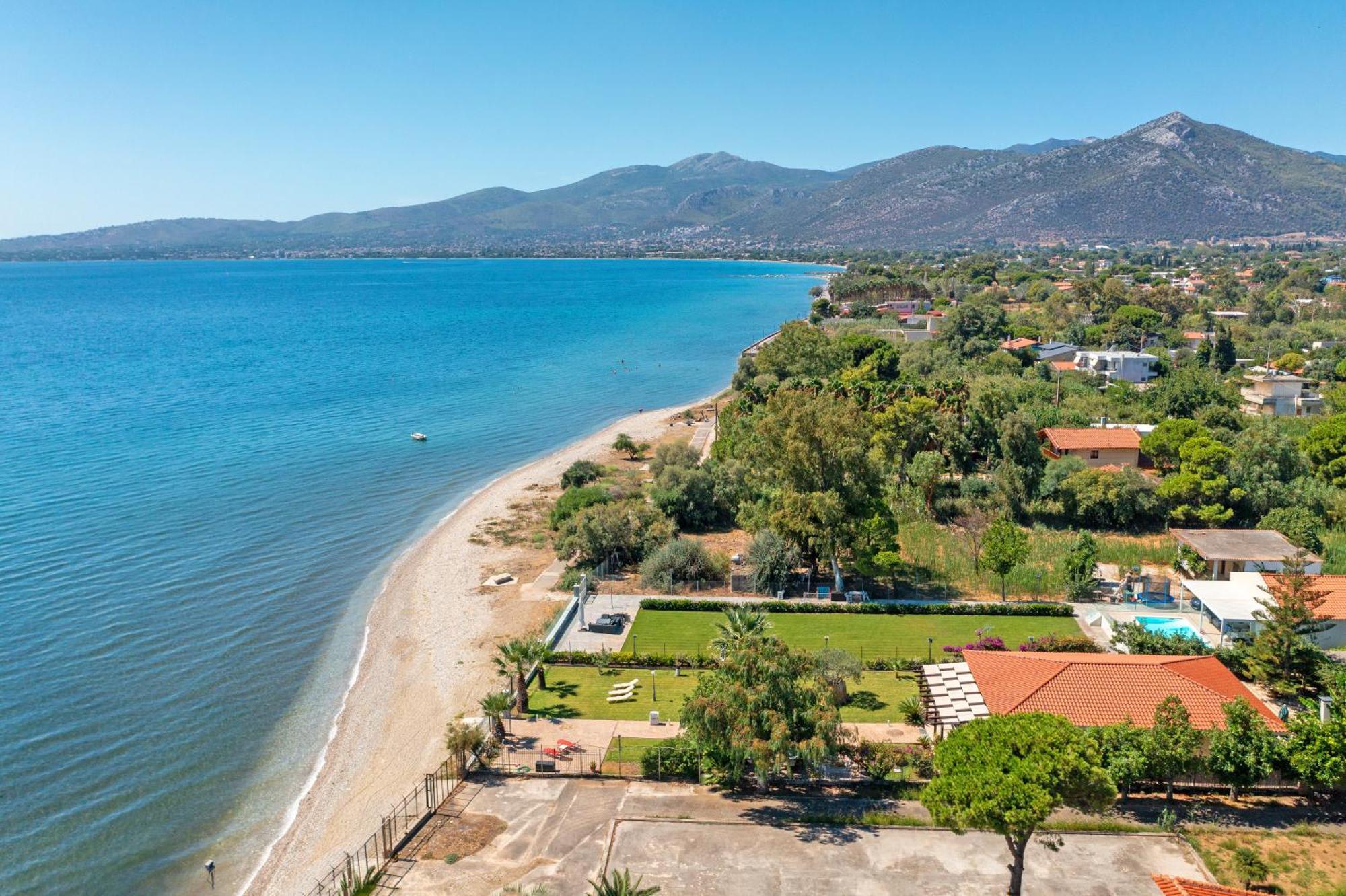 فيلا Maria'S Mansion 3 M From The Sea Marathón المظهر الخارجي الصورة