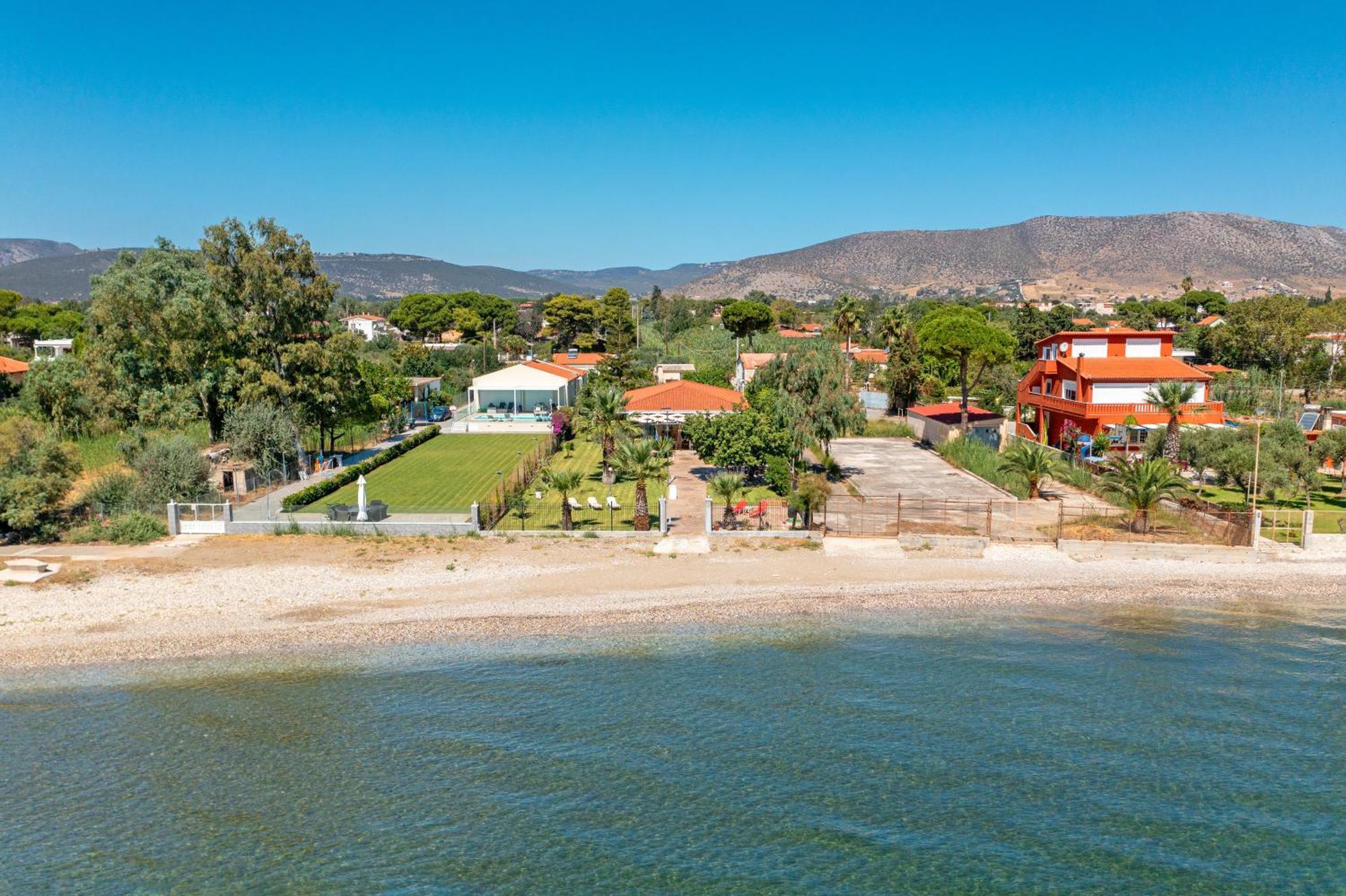 فيلا Maria'S Mansion 3 M From The Sea Marathón المظهر الخارجي الصورة