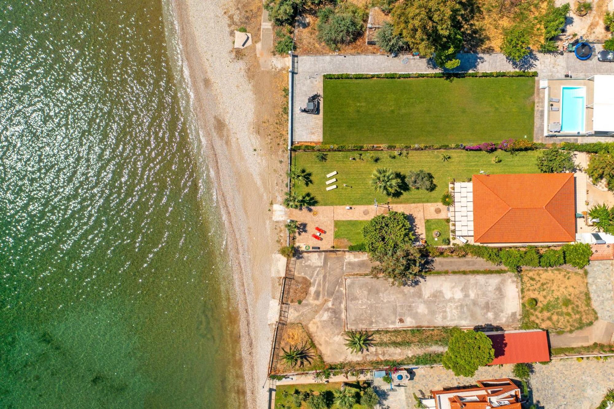 فيلا Maria'S Mansion 3 M From The Sea Marathón المظهر الخارجي الصورة